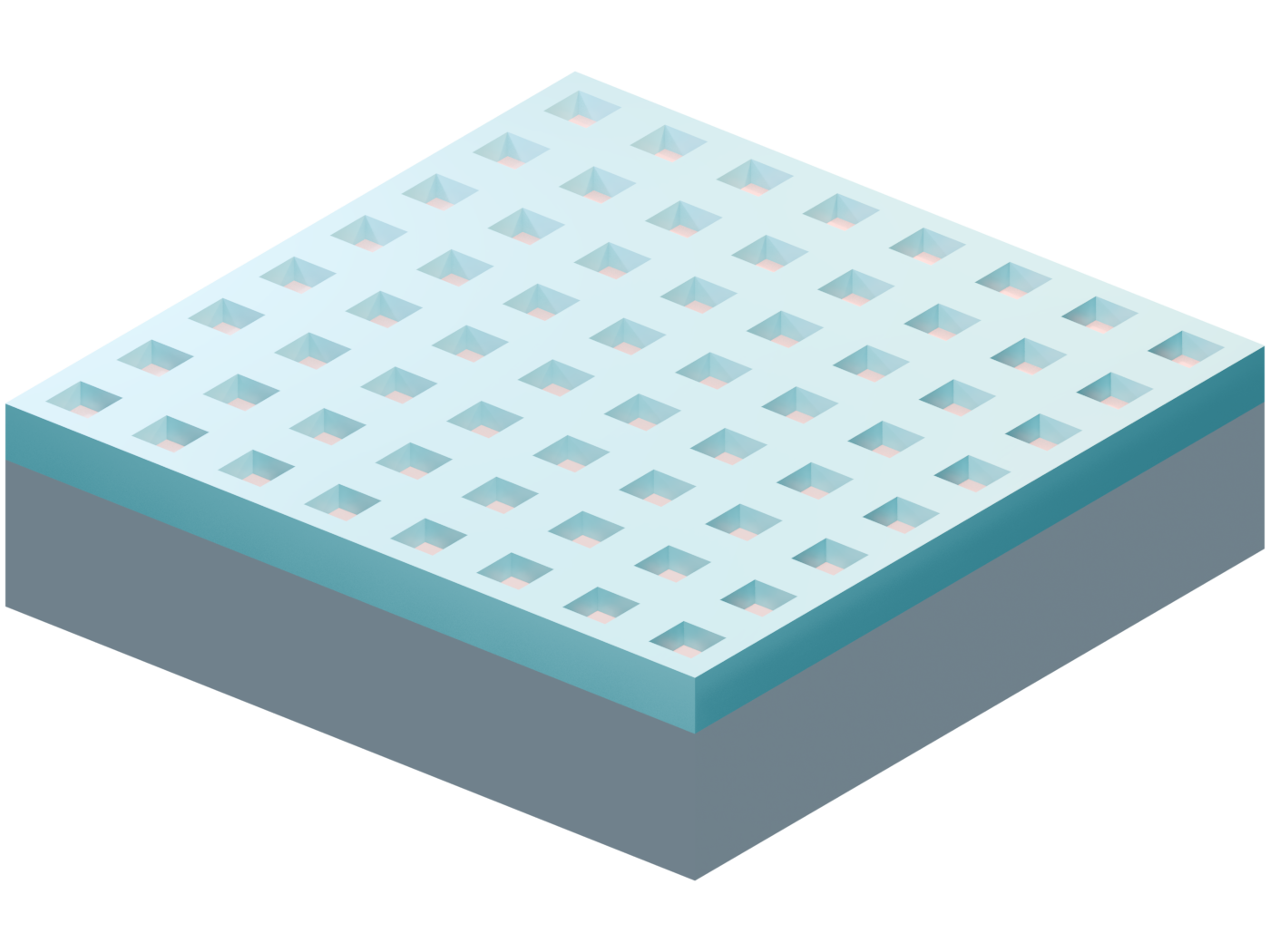 pTiO2 dispersive simulation with Bruggeman model