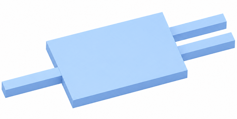 FDTD design of a compact 1×2 MMI splitter for photonic neural networks