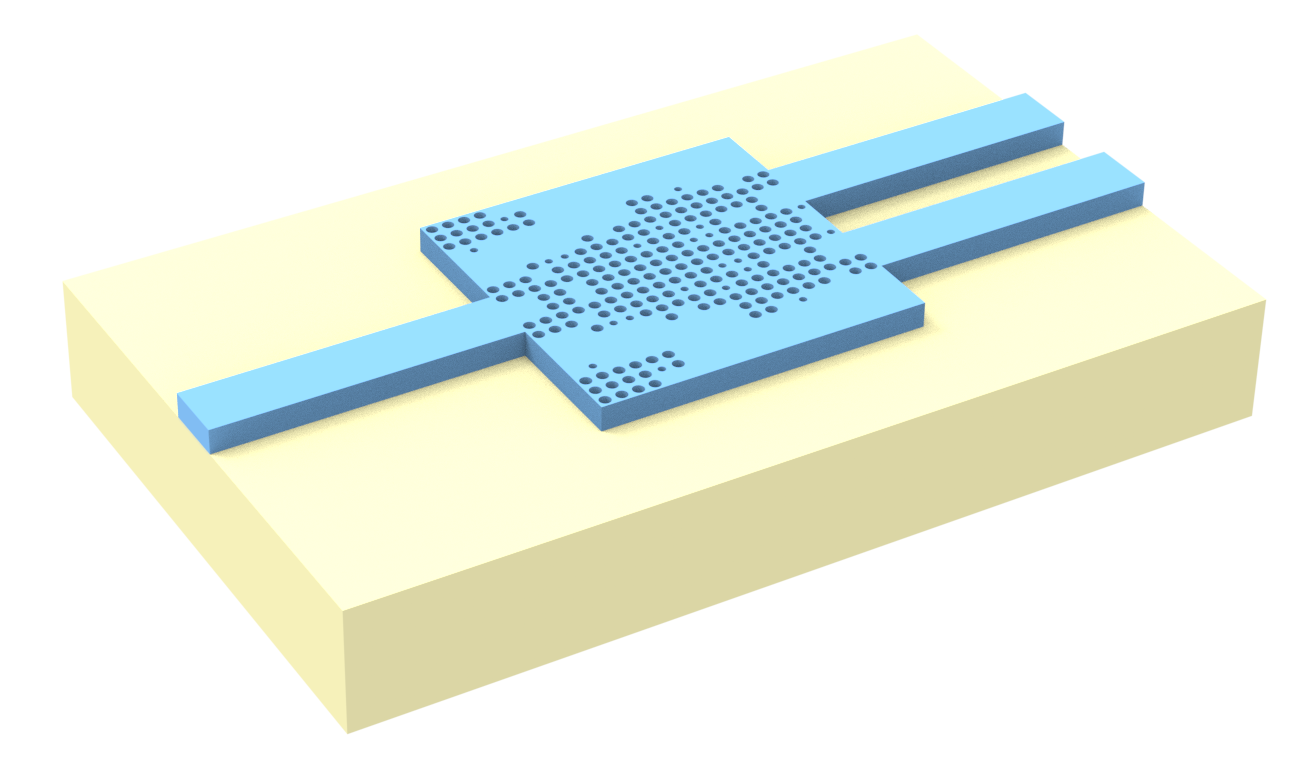 Inverse design of a digital power splitter