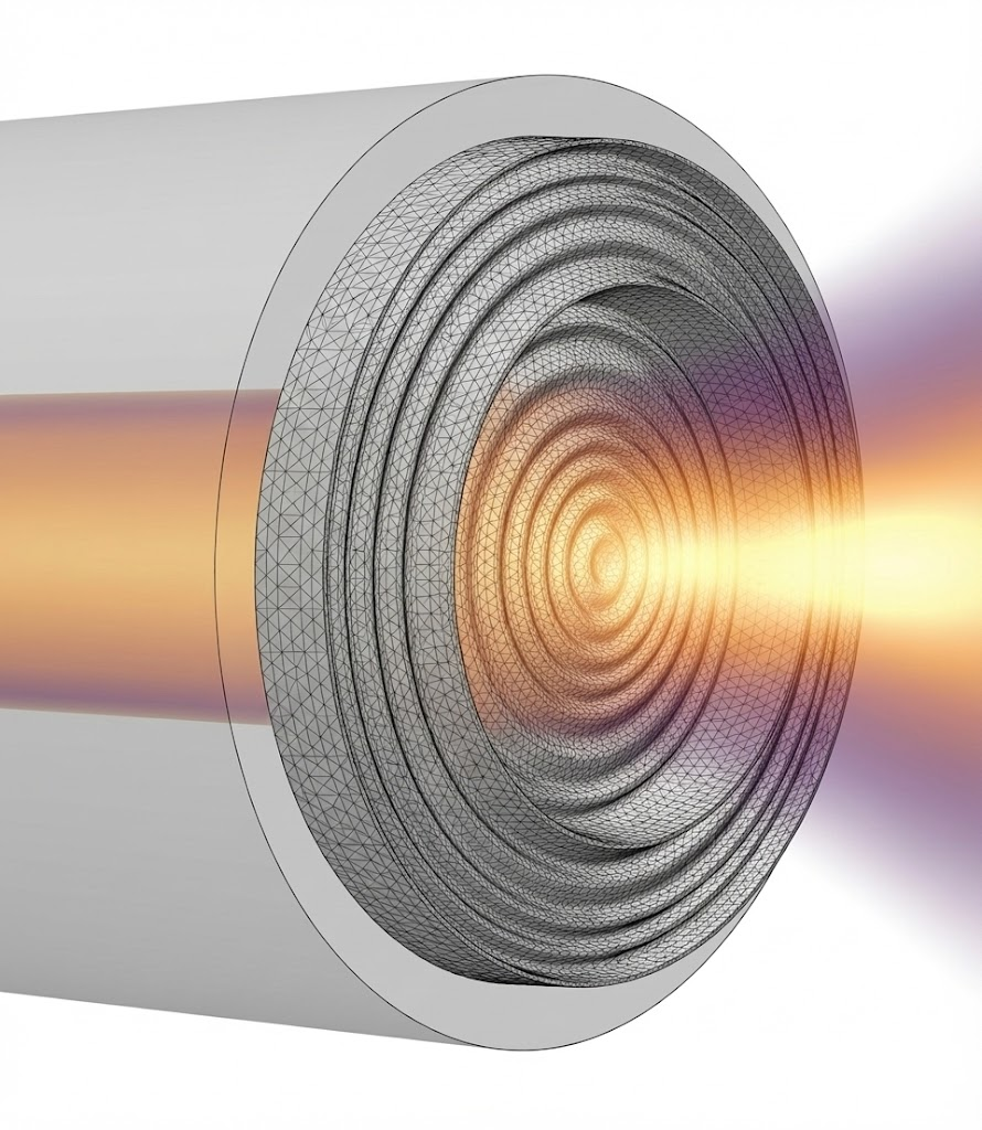 Point-symmetric fiber lens optimization